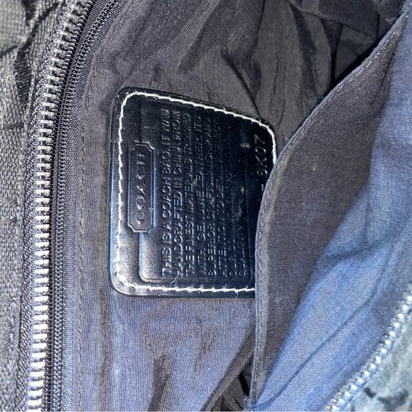 Vintage coach bag with signature logos - Picture 4 of 5
